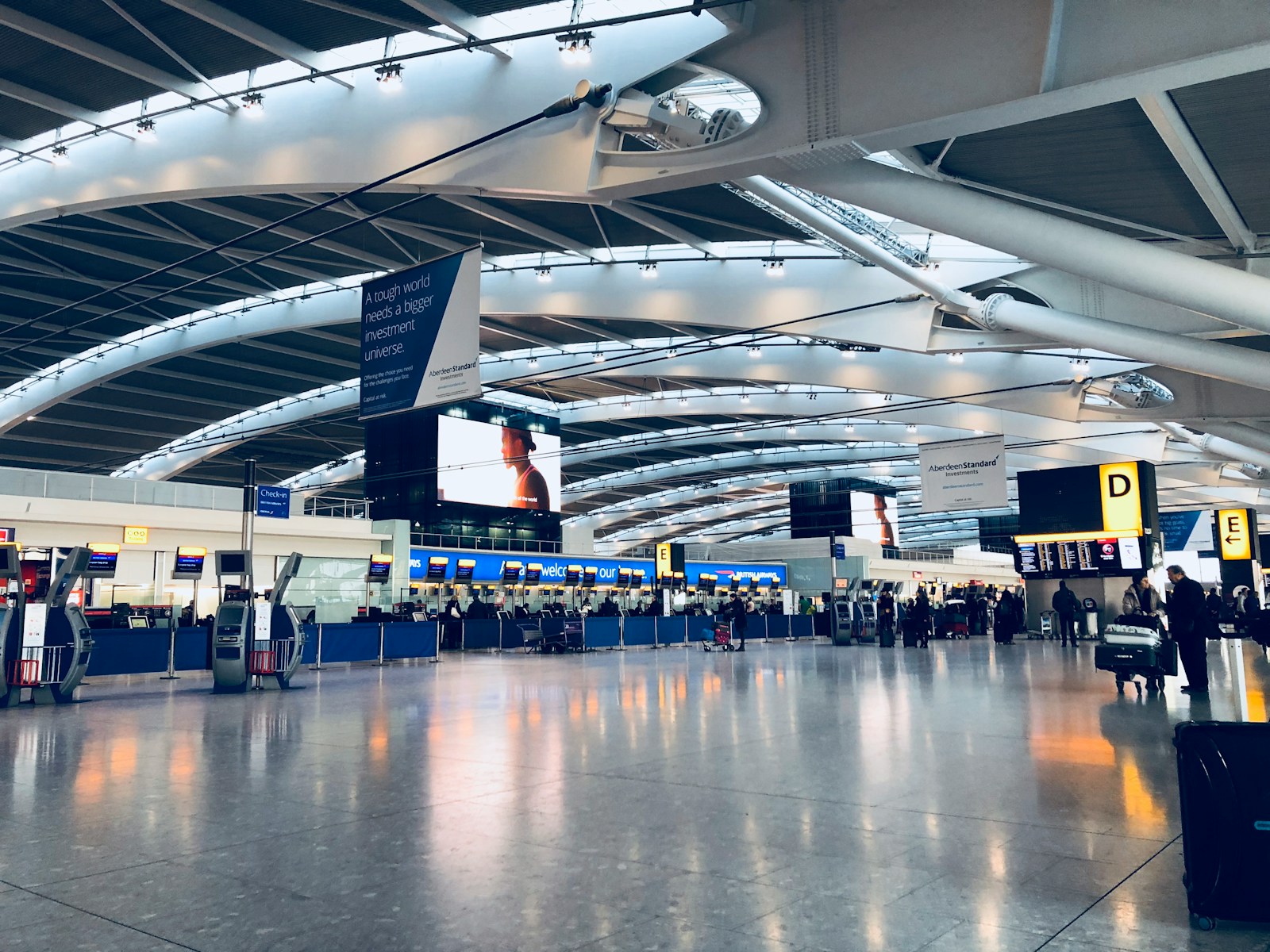 Zona Interior del Aeropuerto de Londres Heathrow